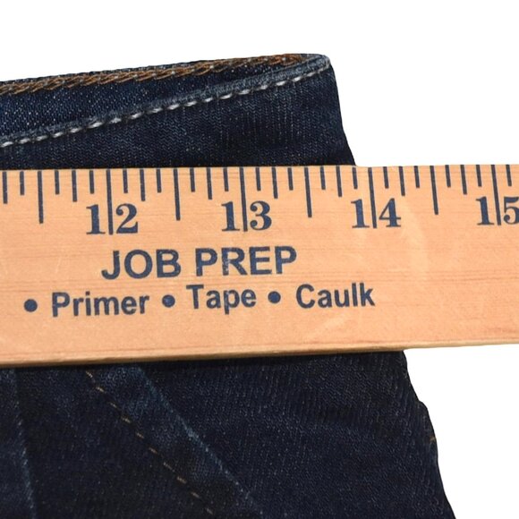 Massimo Dutti Dark Denim Skirt Minimalist 90s Y2k Streetwear Sz 27 Eur 36 - Picture 4 of 7